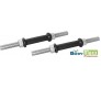 Body Maxx 50 Kg Chrome Steel Adjustable Dumbells + 2 Pcs Dumbells rods WIth Grip